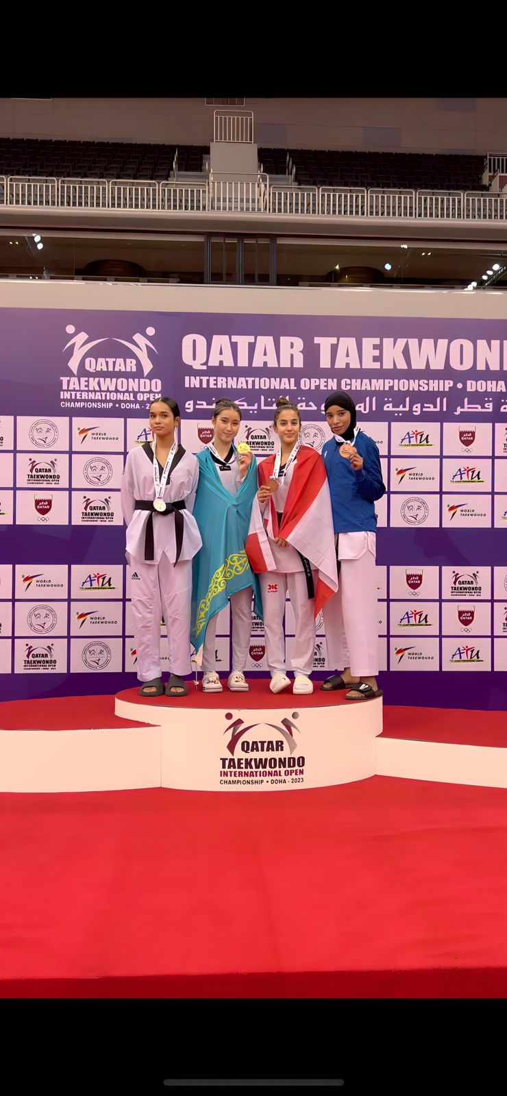 Катар (Доха) мемлекетінде өткен G1 халықаралык турнирінде 11 "Г" сынып оқушысы Сундетбай Айдана 1-орынды иеленді!
