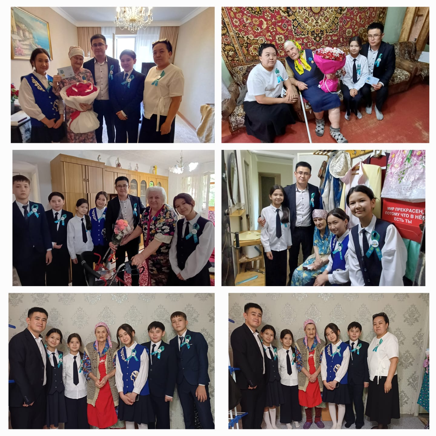 Ұлы жеңістің 80 жылдығы қарсаңында Ғабит Мүсірепов атындағы №86 мектеп-гимназия оқушылары мен ұстаздары Әуезов ауданының Тыл ардагерлерінің үйлеріне барып  "Ұлы Отан соғысындағы Жеңіске 80 жыл" мерекелік медальдарын табыстап қайтты.