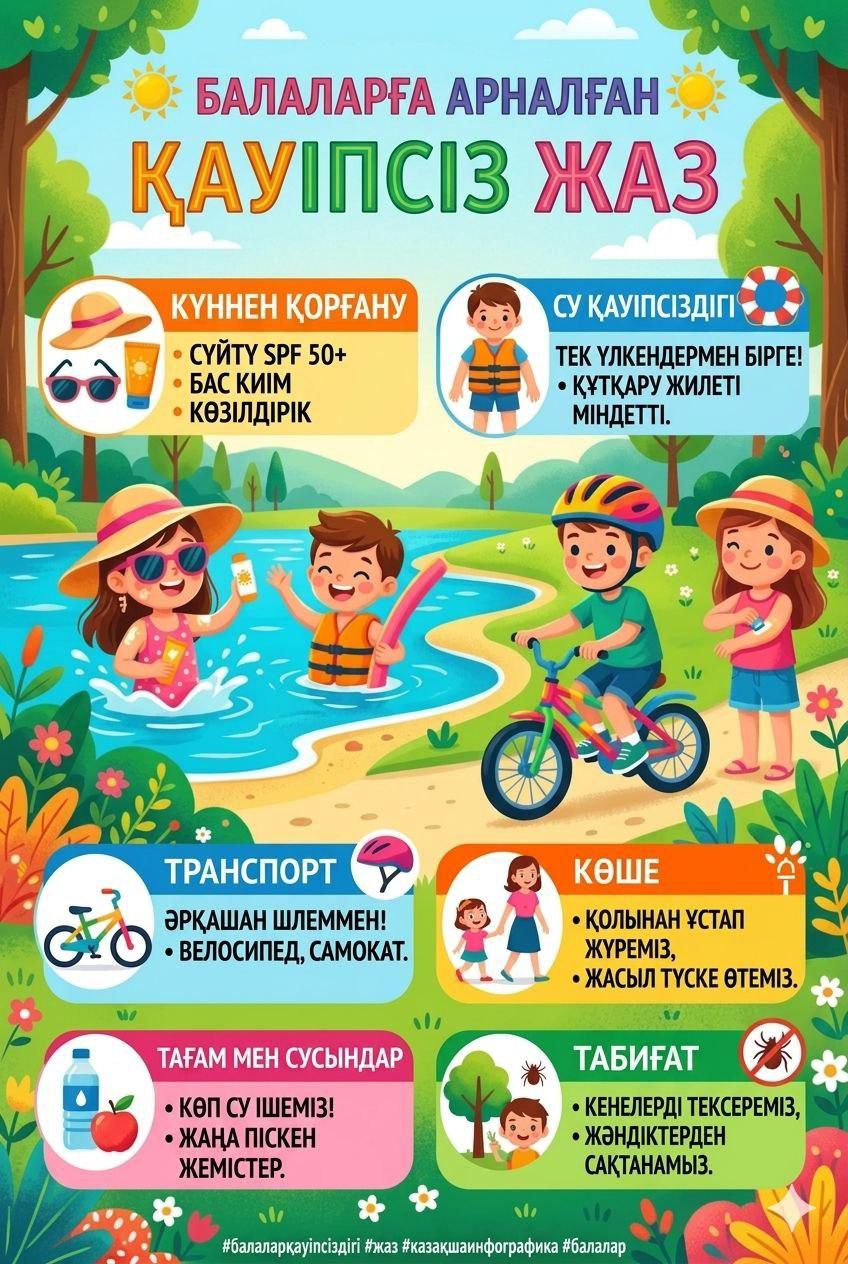 Балалардың қауіпсіздігі – баршамыздың ортақ міндетіміз.